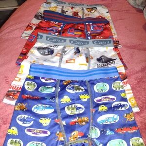 Disney Cars Boys Boxers Like New- Blue, Red, White